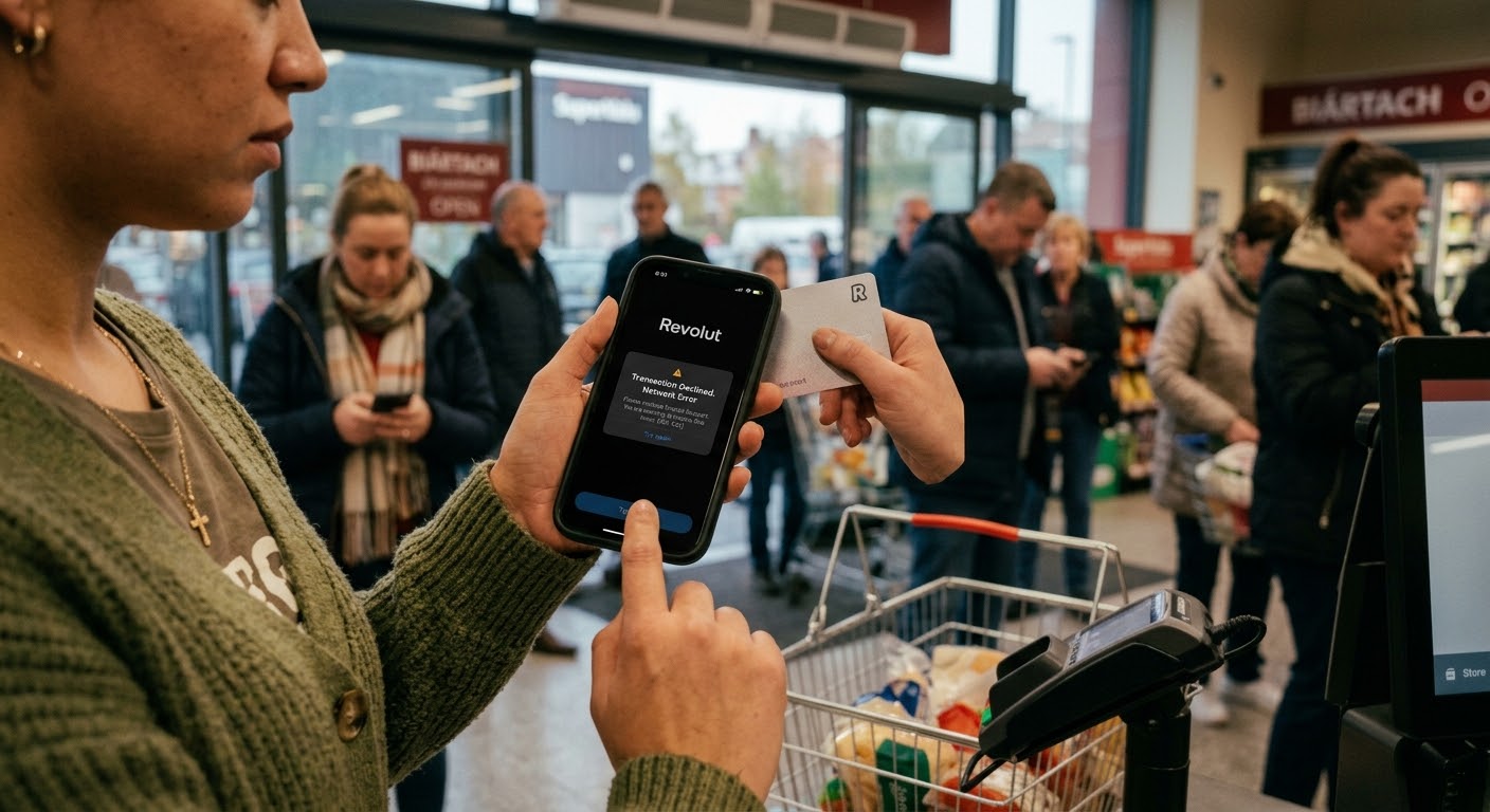 Revolut Services Disrupted in Ireland: Users Unable to Open App or Make Payments